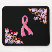 Roze Ribbon Mousepad Muismat (Voorkant)