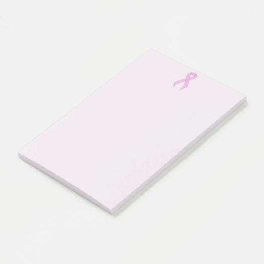 Roze Ribbon Survivor Post-it® Notes (Schuin)