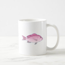 Roze riefvis koffiemok