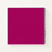 Roze riemen notitieboek (Achterkant)