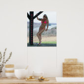 Roze rif poster (Keuken)