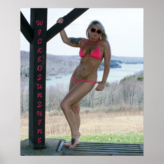 Roze rif poster (Voorkant)