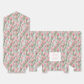 Roze rij sereniteit bedankdoosjes (Ongevouwen)