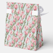 Roze rij sereniteit bedankdoosjes (Achterkant)