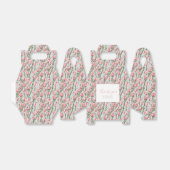 Roze rij sereniteit bedankdoosjes (Uitgevouwen)