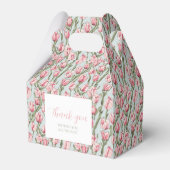 Roze rij sereniteit bedankdoosjes (Voorkant Zijde)