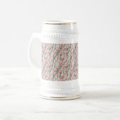 Roze Rij Sereniteit Bierpul (Voorkant links)