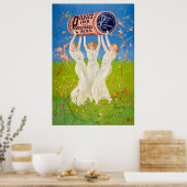 Roze rillingen voor Bleke mensen Poster (Keuken)