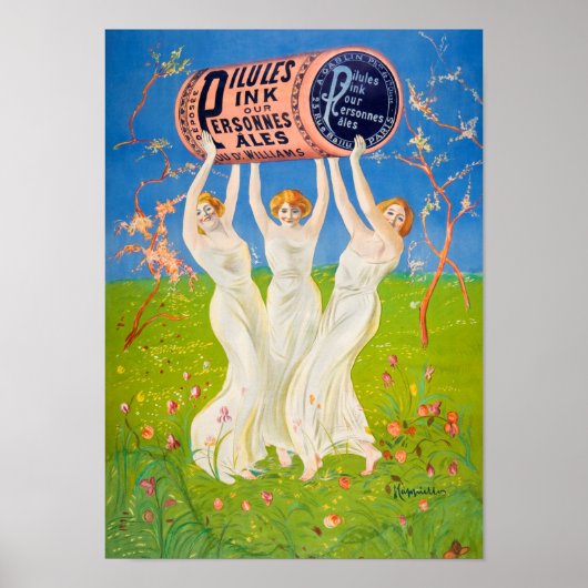 Roze rillingen voor Bleke mensen Poster (Voorkant)
