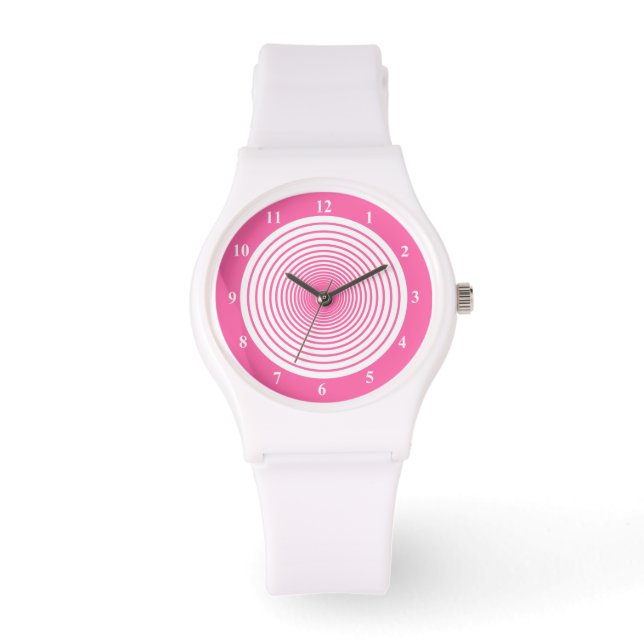 Roze ring Watch Horloge (Voorkant)