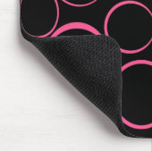 Roze Rings Mousepad Muismat (Hoek)