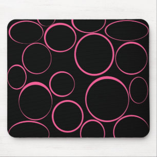 Roze Rings Mousepad Muismat