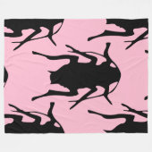 roze roaches deken (Voorkant (Horizontaal))