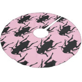 roze roaches kerstboomrok kerstboom rok (Gekanteld)