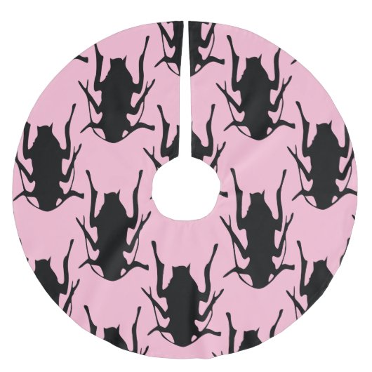 roze roaches kerstboomrok kerstboom rok (Voorkant)