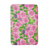 Roze Robin en rozen Badmat (Voorkant Verticaal)