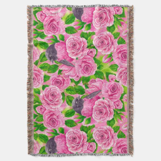 Roze Robin en rozen Deken (Voorkant Verticaal)