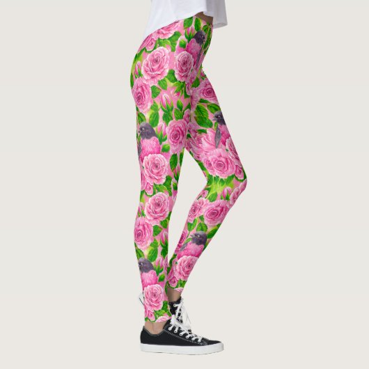 Roze Robin en rozen Leggings (Rechts)