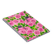 Roze Robin en rozen Notitieboek (Rechterzijde)