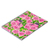 Roze Robin en rozen Notitieboek (Linkerzijde)
