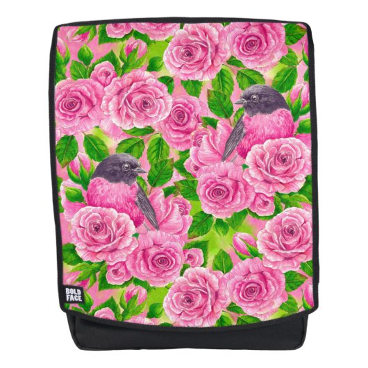 Roze Robin en rozen Rugtassen (Voorkant)
