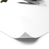 Roze Robin Poster Print (Hoek)