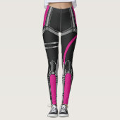 Roze Robot Armor Leggings (Voorkant)