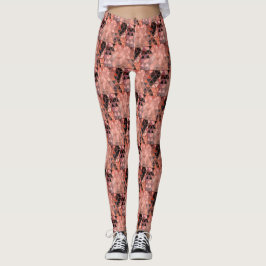 Roze Robot driehoeken over de Leggings