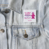 Roze Robot Food Allergy Alert Button (In situ)