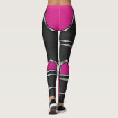 Roze Robotpantser Leggings (Achterkant)
