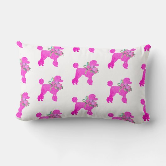 Roze Robuuste op maat Kussen (Achterkant)