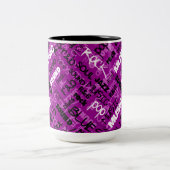 Roze Rock Pop R & B Music Text Mok (Center)