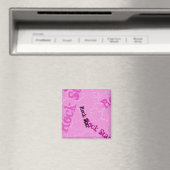 Roze Rock Star Magneet (Insitu (Vaatwasser))