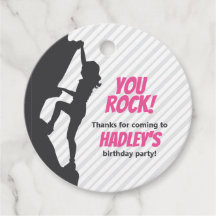 Roze rockbeklimming Birthday | Rockbeklimming