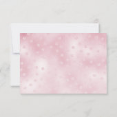 Roze Rocking Paard Dank u kaart (Achterkant)