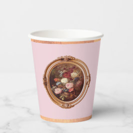 Roze Rococo Coquette Floral Marie Antoinette Party Papieren Bekers