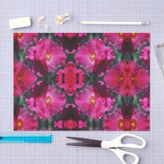 Roze rode Abstracte ontkoppeling Tissuepapier (Craft)