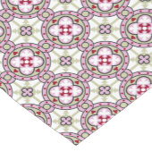 roze rode Barcelona Tile-band Korte Tafelloper (Hoek)