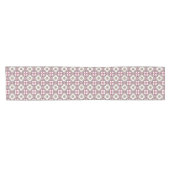 roze rode Barcelona Tile-band Korte Tafelloper (Horizontaal)