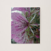 Roze Rode Bloem Legpuzzel (Verticaal)