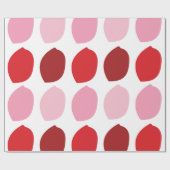 Roze Rode Bloemblaadjes Cadeaupapier (Vlak)