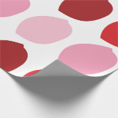 Roze Rode Bloemblaadjes Cadeaupapier (Hoek)
