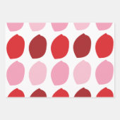 Roze Rode Bloemblaadjes Inpakpapier Vel (Voorkant 2)