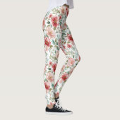 Roze Rode Bloemige Verjaardag Leggings (Rechts)