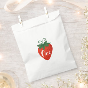 Roze & Rode Bloemige Wijnstokken Aardbei Cute Fees Bedankzakje
