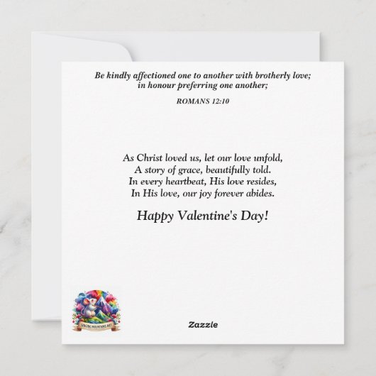 Roze Rode Candy Hearts Tuxedo Kitten Valentijnskaa Feestdagenkaart (Achterkant)