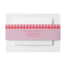  Roze & Rode Checkerboard Retro Wedding