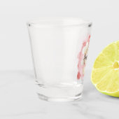 Roze Rode Crème Harten Shot Glas (Links)