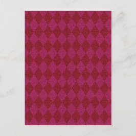 Roze & Rode Diamant Glitter Briefkaart