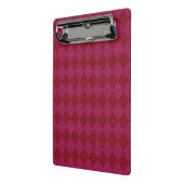 Roze & Rode Diamant Glitter Mini Klembord (Angled2)